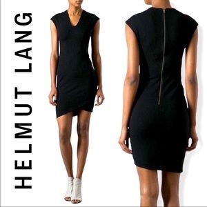 Helmut by Helmut Lang Black Stretch Bodycon Dress